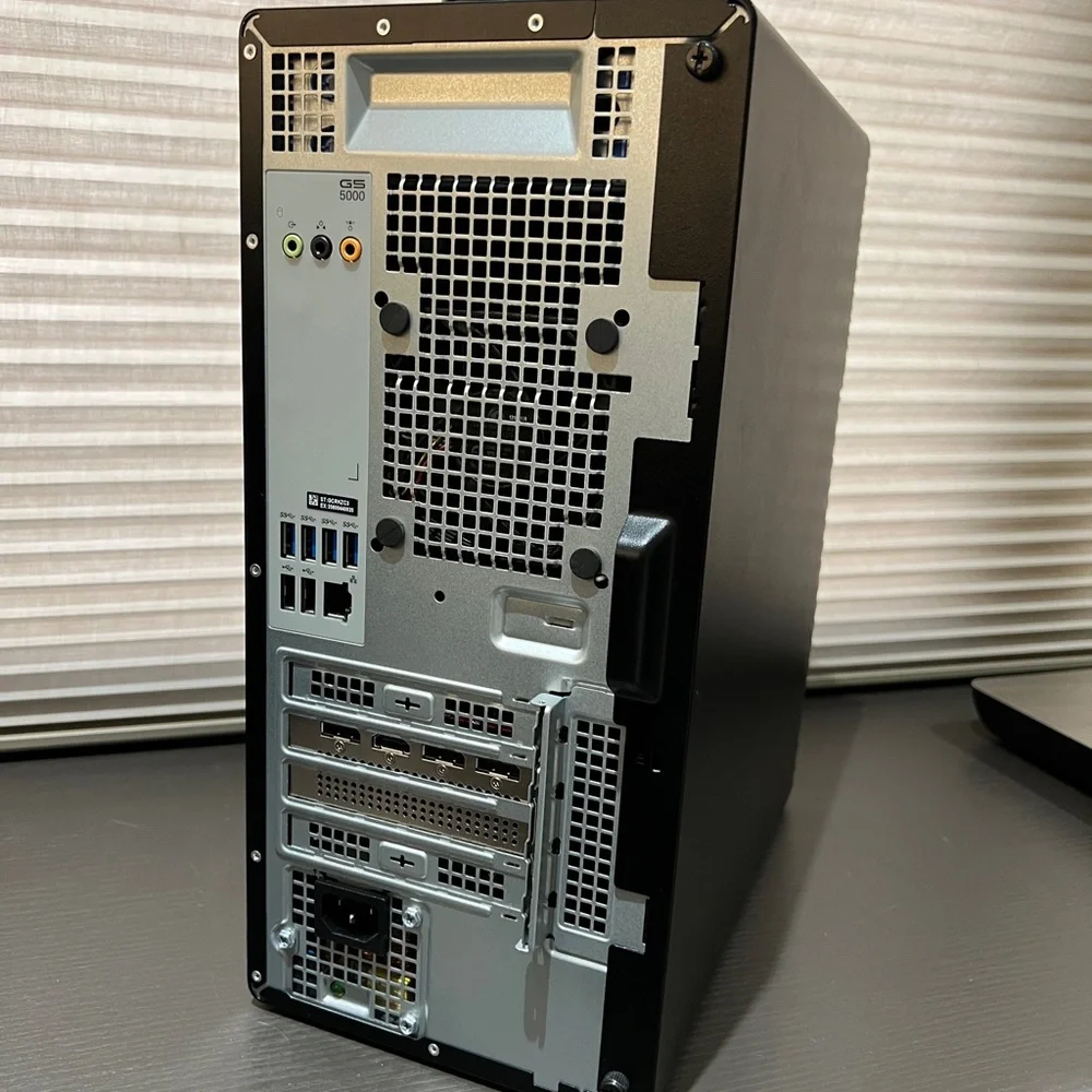 DELL G5 5000 Gaming DESKTOP D28M 500W Sky Bezel Chassis Black desktop computer